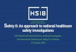 Safety II: An approach to national healthcare safety 