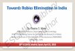 Towards Rabies Elimination In India ESCMID eLibrary © by 