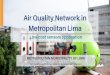 Air Quality Network in Metropolitan Lima