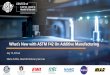 What’s New with ASTM F42 On Additive Manufacturing