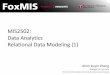 MIS2502: Data Analytics Relational Data Modeling (1)