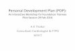 Personal Development Plan (PDP)