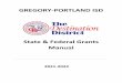 2021-2022 GPISD State-Federal Grants Manual (Updated 