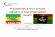 Philanthropy & the Cannabis Industry: Is Your Organizaon 