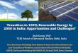 Transition to 100% Renewable Energy by 2050 in India 