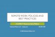 Remote Work Policies and Best Practices