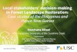 Local stakeholders’ decision-making in Forest Landscape 