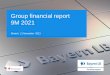 Group financial report 9M 2021