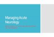 Managing Acute Neurology - RCP London
