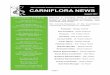 Carniflora News - August 2017