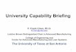 University Capability Briefing