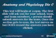 Lesson: Anatomy and Physiology Div C 1/67