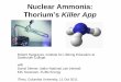 Nuclear Ammonia – a “green” transportation fuel