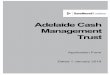 Adelaide Cash Management Trust Application Form
