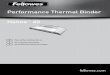 Performance Thermal Binder Helios 60 TM