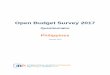 Open Budget Survey 2017 - International Budget