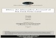 Ethics: An Alternative Account of the Ford Pinto Case