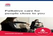 Palliative care for people close to you