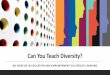 Can You Teach Diversity? - TN.gov