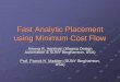 Fast Analytic Placement using Minimum Cost Flow