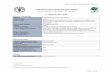 FAO-GEF Project Implementation Report