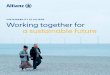 Working together for a sustainable future / Allianz 