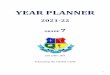 Year Planner 2021-22- Grade 7