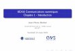 UE433 Communications numériques Chapitre 1 - Introduction