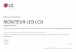 nuel dutilistion MONITEUR LED LCD