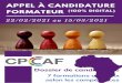 Dossier de candidature - CCI-Bénin