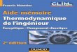 Aide-mémoire Thermodynamique de l’ingénieur