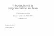 Introduction à la programmation en Java