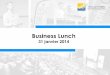 Business Lunch - Telecom Valley