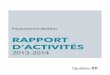 Rapport d'activités 2013-2014 - Financement-Québec