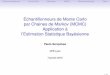 Echantillonneurs de Monte Carlo par Chaines de Markov 