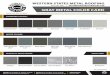 COLOR SELECTION GUIDE GRAY METAL COLOR CARD