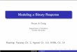 Modeling a Binary Response