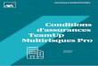 Conditions d’assurances TeamUp Multirisques Pro