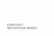 CHAPTER 2CHAPTER 2 RELATIONAL MODELRELATIONAL MODEL