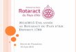 Déroulement de la soirée - Rotaract du Pays d'Aix