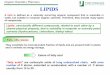 LIPIDS - Homepage | DidatticaWEB