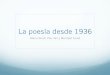 La poesía desde 1936 - iescanpuig.com