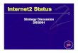 Internet2 Status - University of Michigan