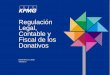 Regulación Legal, Contable y Fiscal de los Donativos
