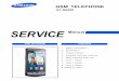 Samsung GT-S8500 - Service Manual. 