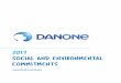 2017 SOCIAL AND ENVIRONMENTAL COMMITMENTS - Danone