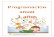 Programación anual el real 3 años