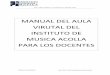 MANUAL DEL AULA VIRUTAL DEL INSTITUTO DE MUSICA …