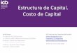 Estructura de Capital. Costo de Capital