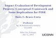 Impact Evaluation of Development Projects: Conceptual 